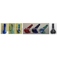 China hot sale glass metal effect hookah and glass pipes
