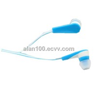 Colorful flat cable earphone / Creative earphones