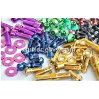color titanium bolts or color titanium screws
