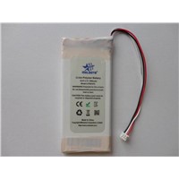 Custom Polymer Li-ion Battery Pack 3.7V 1300mAh -Un Approved (NDGR)
