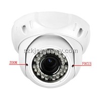 DC12V IR Manual/Vandal-proof Varifocal Dome CCTV Camera 1/3 SONY Effio-E CCD 720TVL 2.8-12mm Lens