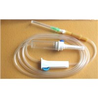 Disposable infusion set with needle
