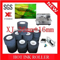 Fineray XJ 36mm*16mm Black hot ink roll/ hot solid ink roll/ hot melt ink roll for date coding