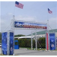 Finish Line aluminum Truss Systems for Marathons and other Racing Events