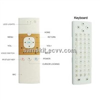 Fly Air Mouse 2.4G Wireless 6-Axis Mouse Keyboard,IR Control Learning Function,Motion Sensing Game