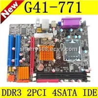 G41 Motherboard with Socket 771, Support Intel Xeon Quad-Core, Dual-Core CPU