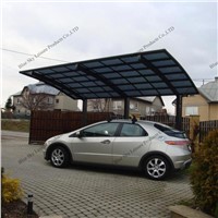 Good quality outdoor aluminum carport with polycarbonate roof