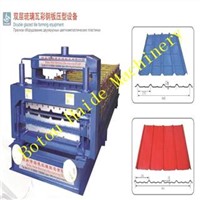 Haide double glazed tile roll forming machine