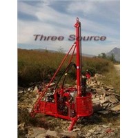 Hydraulic portable drilling rig