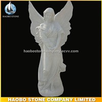 Life Size Marble Angel Sculpture