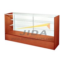 Low Cost Wood Glass Display Counter