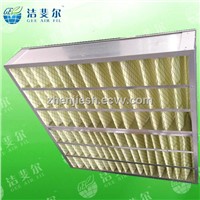 Medium efficiency box type air filter