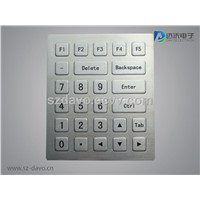 Metal Numeric Keypad with 26 Flush Keys