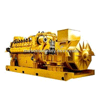 Natural gas generator of Germany MAN serie (100KW,length:2050mm,width:750mm,height:1100mm)