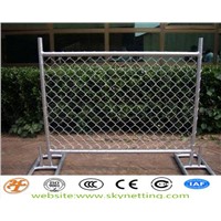 North America standard 1.8x 2.4m chain link temporary fence