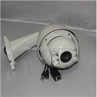 Outdoor HD IP IR Speed Dome Camera 1.3 Megapixel PTZ Dome with 10X Optical Zoom
