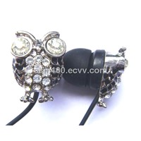 Owl shape cartoon earphone (OM-HC016)