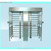 Pedestrian Security Access Control Full Height Turnstile RS 998