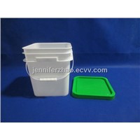 Plastic Pail,6 kg Square Bucket,Plastic Packaging Barrel Manufacturer