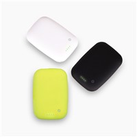 Qi standard wireless charger power bank transmitter with 4000mAh Li-ion battery built-in