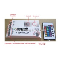 RGB LED IR Audio Controller / LED music controller