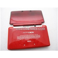 Replacement Full Housing Shell Case with Buttons and Screws for Nintendo 3DS - Flame Red