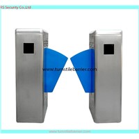 Retractable Flap Wing Turnstile Gate For Access Control
