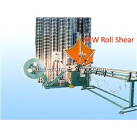 Roll shear spiral duct machine