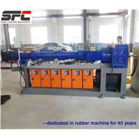 Rubber Extruder, Cold Feed Rubber Extruder