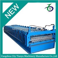 Russian style C8-C21 double layer roll forming machine