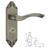 304 STAINLESS STEEL ROOM DOOR LOCK(HZ-S504850H-AB)