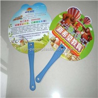 Sell Long Handle PP Fan/PP Fans/Promiton Gift Fan/QH-SZ-043 PP Fan Made In China