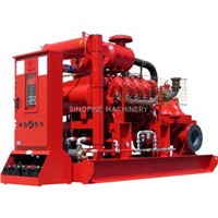 Single Stage Centrifugal Fire Pump , Axially Split Casing Fire Fighting Pumps TPOW