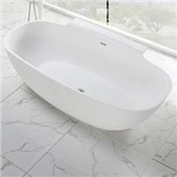 Solid surface artificial stone bathtub BS-S18