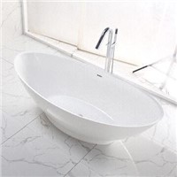 Solid surface artificial stone bathtub BS-S21