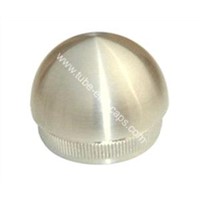 Stainless steel handrail domed end caps