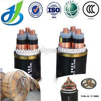 State Grid 10KV Overhead XLPE 3*120mm Copper Armoured Power Cable