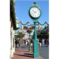 Street Clock/Pillar Clocks for Roads and Streets with Two Facades