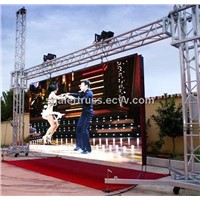 Truss Arches to support LED video walls for special events led screen truss