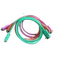 VGA 15 Pin Male to Male Computer Cable in Multicolors