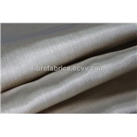 Vermiculite coated silica cloth