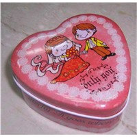 Wedding candy packaging gift box,Promotional gifts heart-shaped box,The heart-shaped gift can