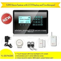 Wireless Home Burglary Security GSM Alarm System