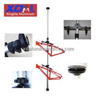 XD-J-B01 Aluminum floor to celling MTB/BMX/DH bike bicycle cycling display stands