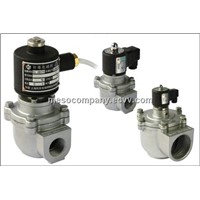 angle piston solenoid pulse valve(DN20-76mm)-high temperature and pressure resistant