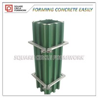 concrete column formwork system reusable 50 times at least
