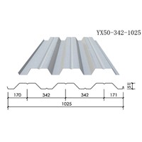 concrete floor decking metal decking sheet steel floor decking  concrete steel slab YX50-342-1025