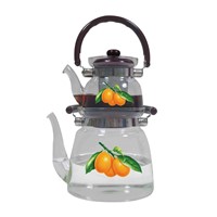 direct-fire glass teapot