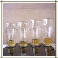 double wall glass cup drinking glass cup