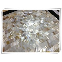 ea shell decoration ,white Mother of pearl shell mosaic AXB015
